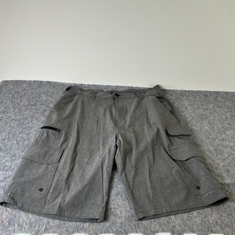 Iron Co Cargo‎ Shorts Men’s Size 32 Heathered Gray Outdoor Hiking Camping Cool